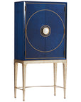 Lexington Carlyle Cobalt Meridian Bar Cabinet