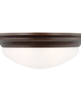 Sea Gull Lighting Nash 2-Light Ceiling Flush Mount without Bulb