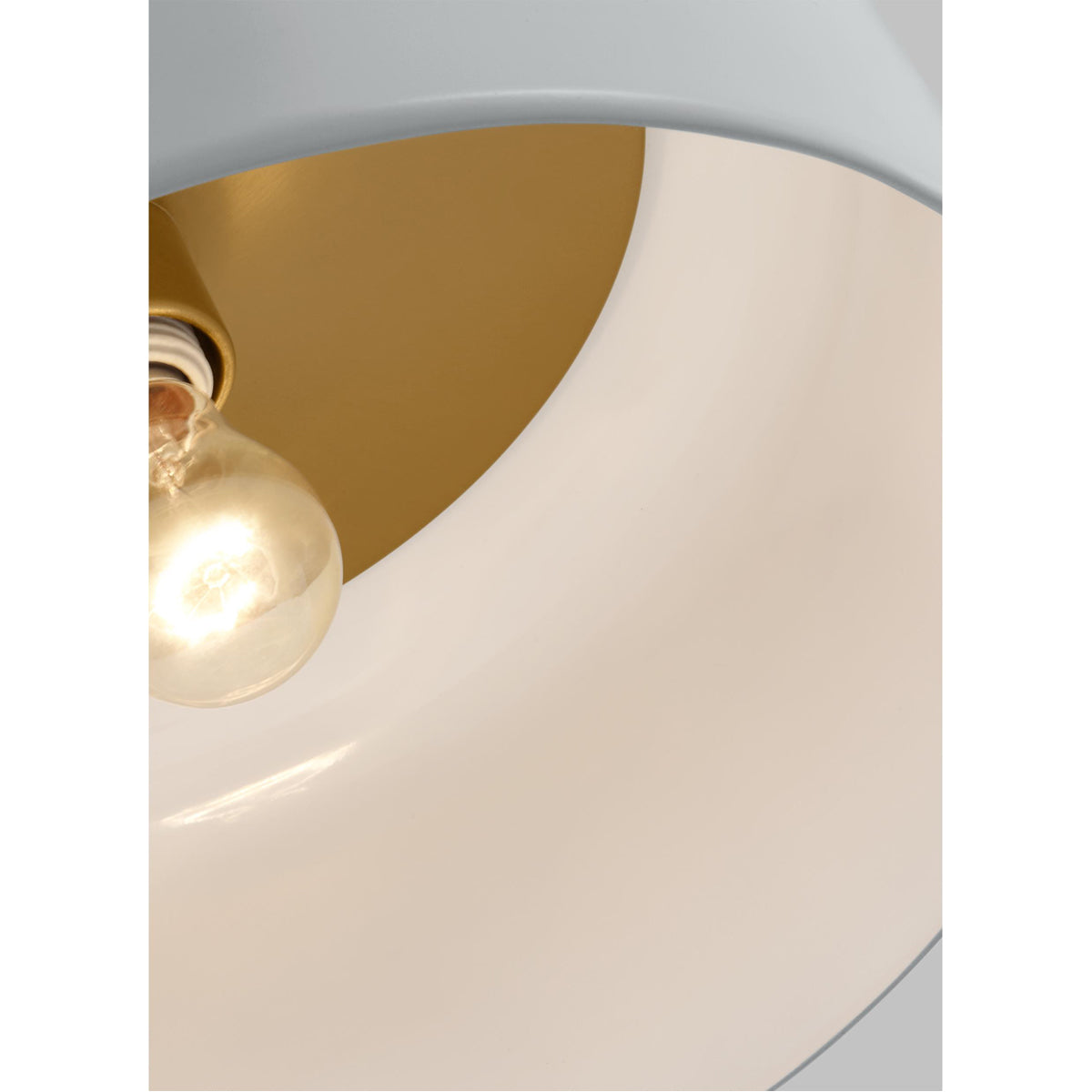 Sea Gull Lighting Malone Flush Mount with Bulb