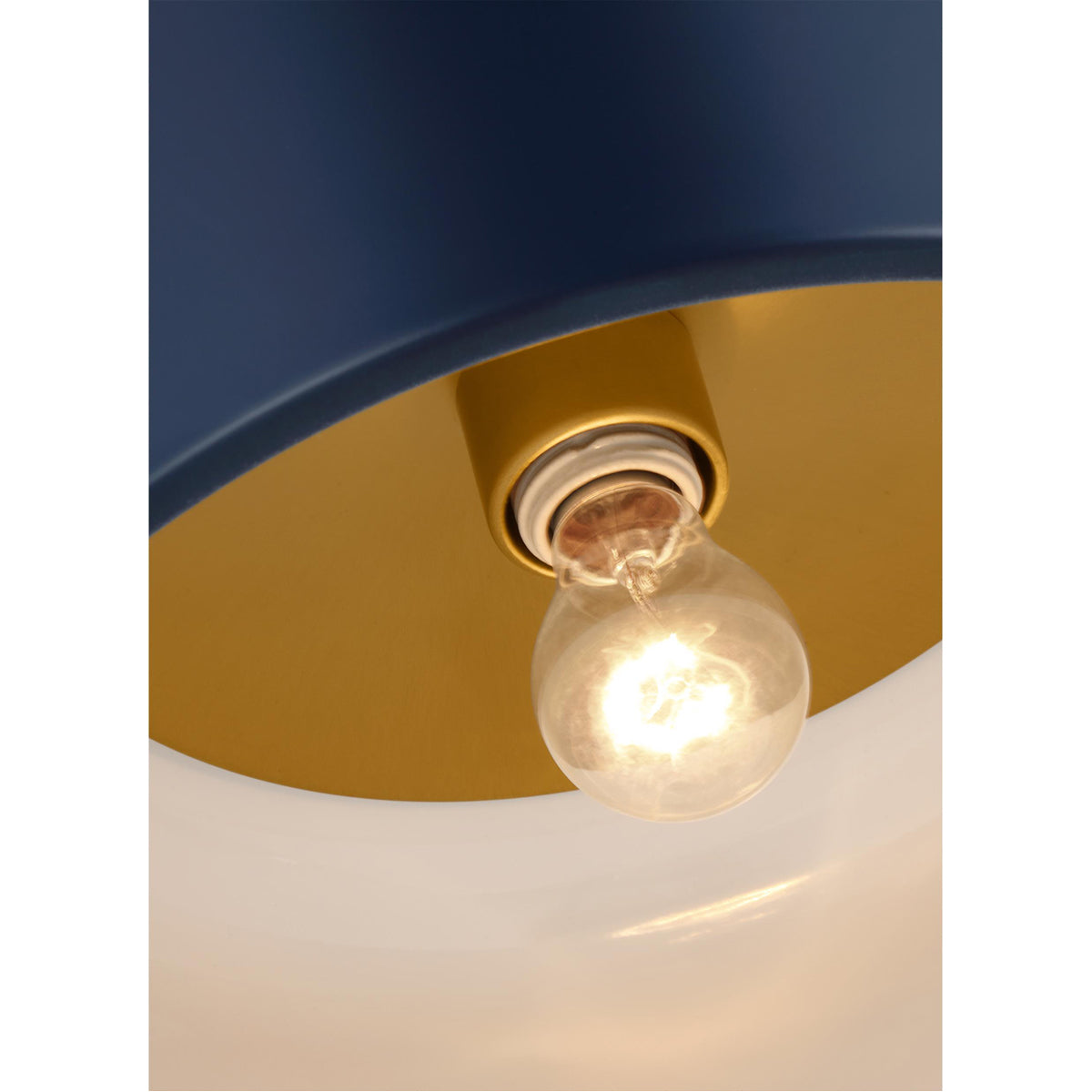 Sea Gull Lighting Malone Flush Mount with Bulb