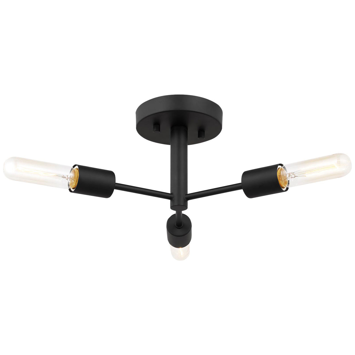 Sea Gull Lighting Axis 3-Light Semi-Flush Mount