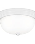 Sea Gull Lighting Geary 3-Light Flush Mount without Bulb