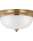 Sea Gull Lighting Geary 3-Light Ceiling Flush Mount without Bulb