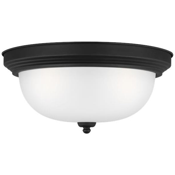 Sea Gull Lighting Geary 3-Light Ceiling Flush Mount with Bulb