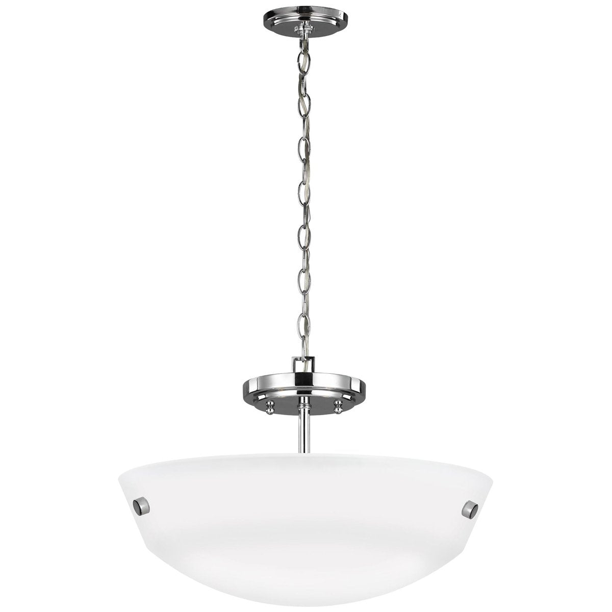 Sea Gull Lighting 2-Light Semi-Flush Convertible Pendant