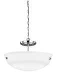 Sea Gull Lighting 2-Light Semi-Flush Convertible Pendant