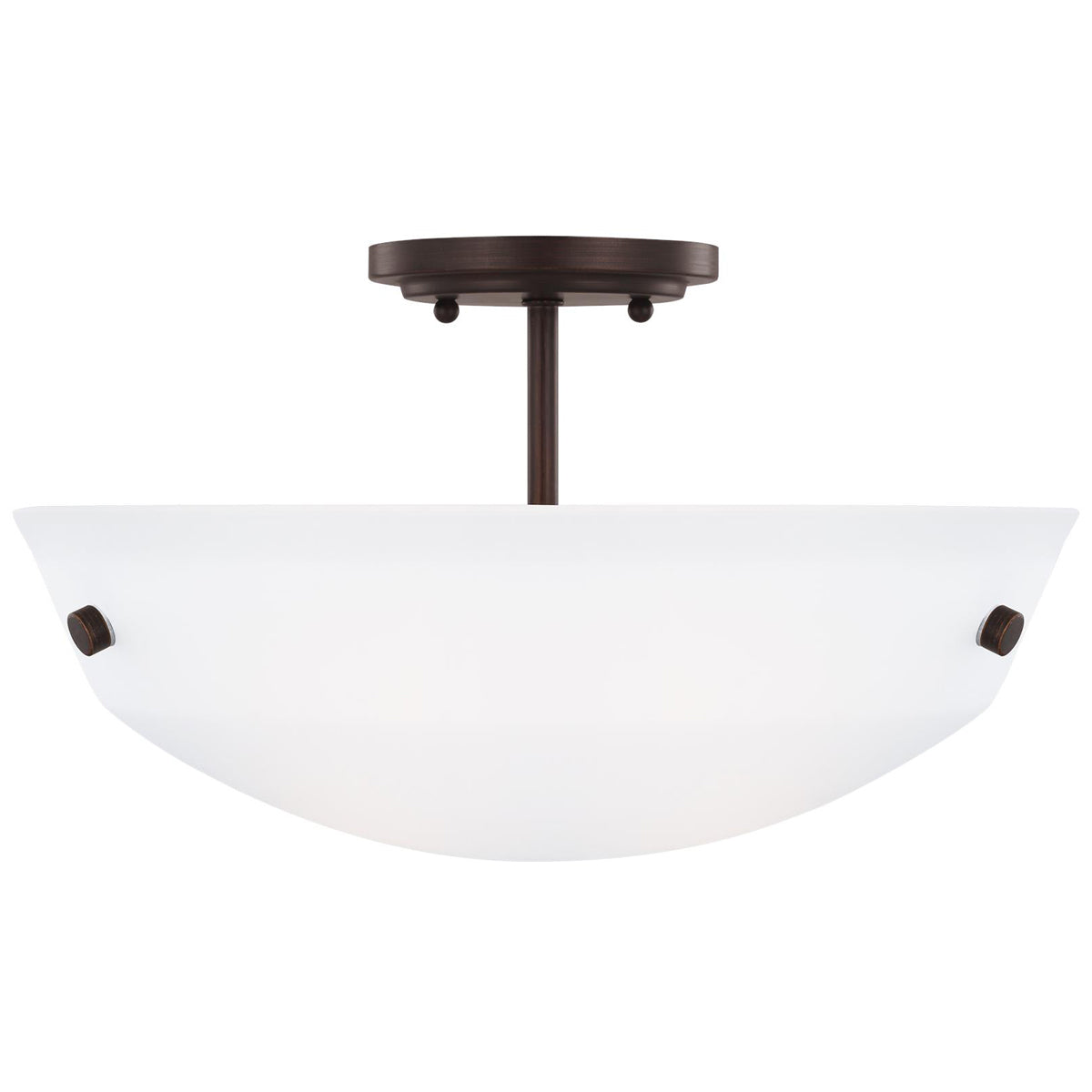 Sea Gull Lighting Kerrville 2-Light Semi-Flush Convertible Pendant