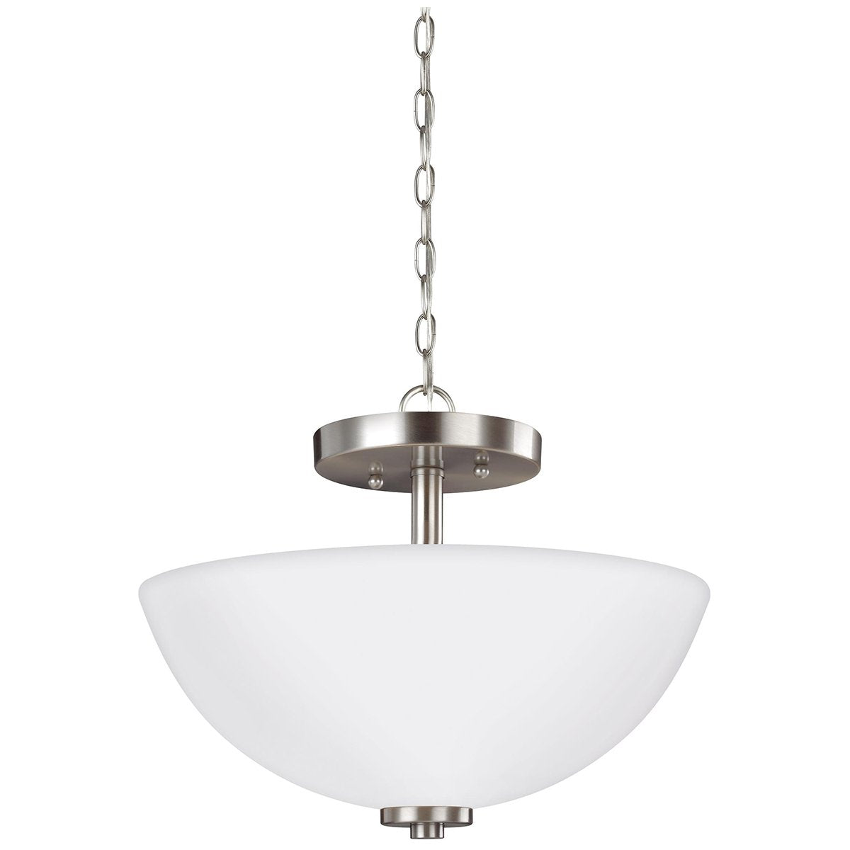 Sea Gull Lighting Oslo Two Lights Semi - Flush Convertible Pendant