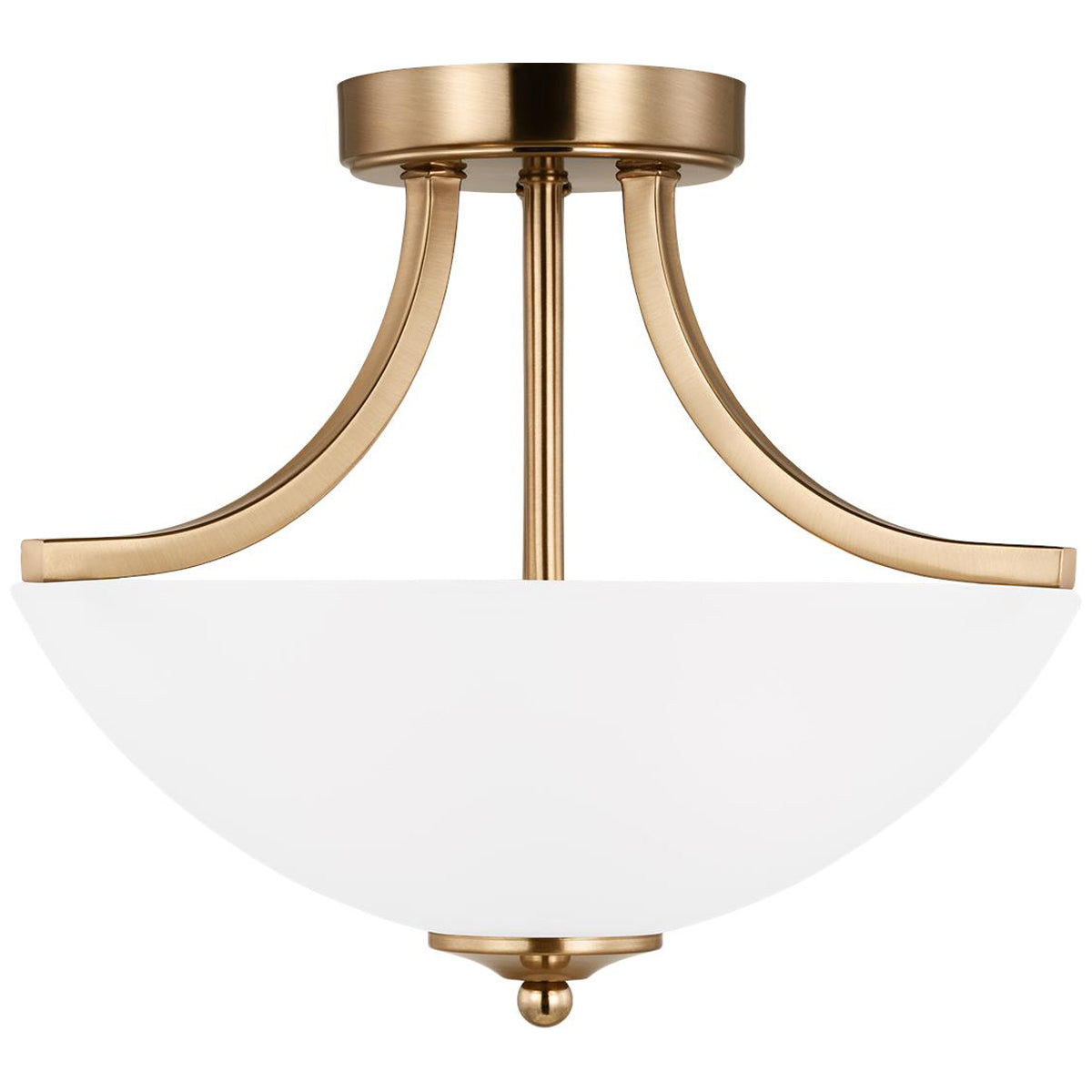 Sea Gull Lighting Geary 2-Light Semi-Flush Pendant without Bulb