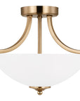 Sea Gull Lighting Geary 2-Light Semi-Flush Pendant without Bulb