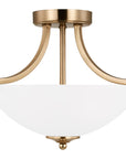 Sea Gull Lighting Geary 2-Light Semi-Flush Convertible Pendant