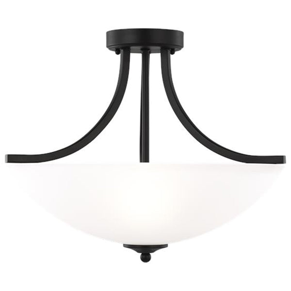 Sea Gull Lighting Geary 3-Light Semi-Flush Convertible Pendant