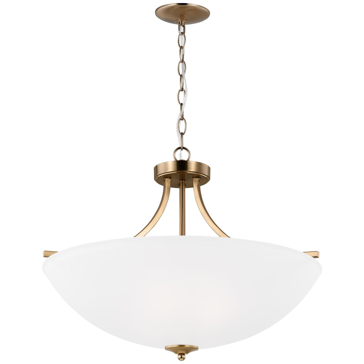 Sea Gull Lighting Geary 4-Light Semi-Flush Pendant without Bulb