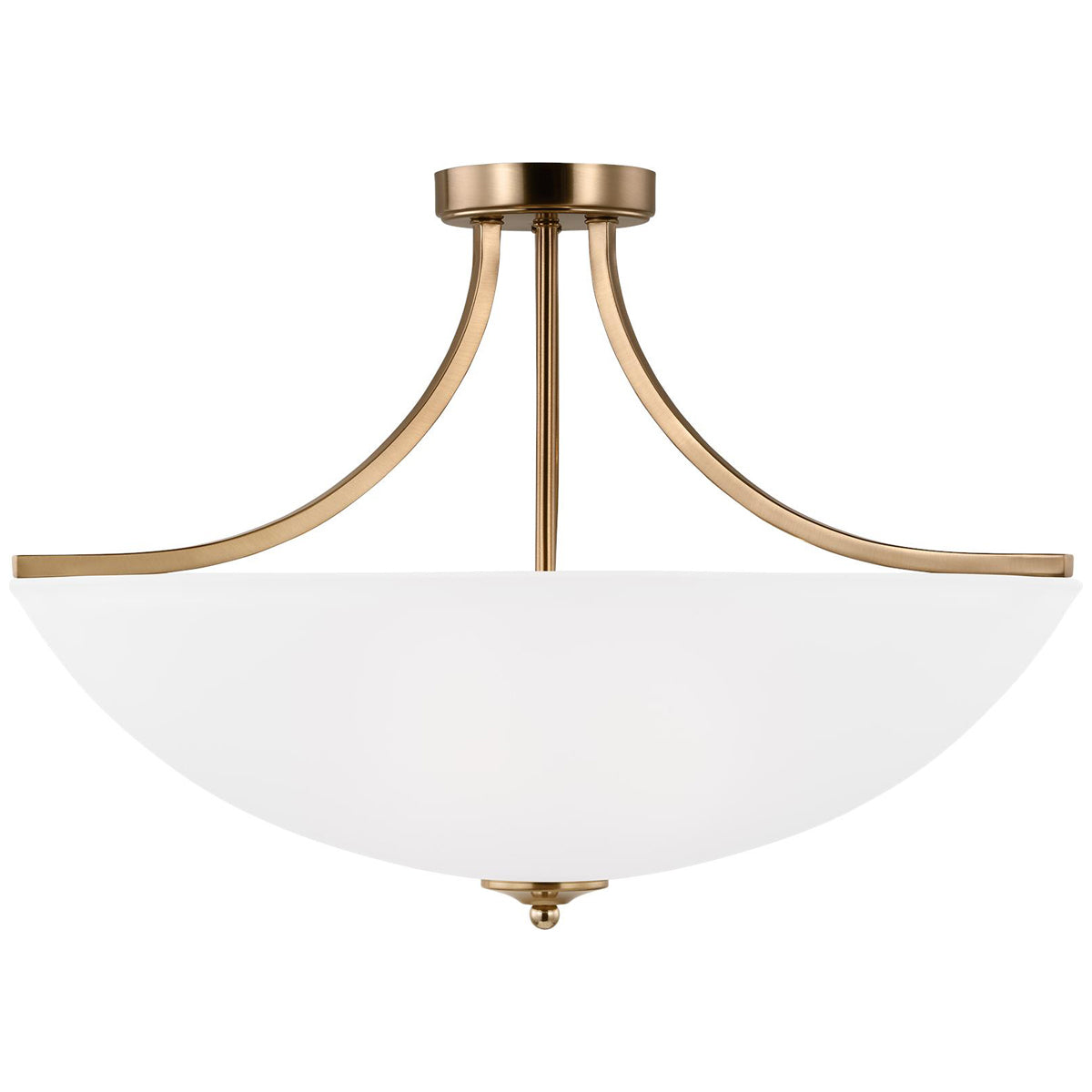 Sea Gull Lighting Geary 4-Light Semi-Flush Pendant without Bulb