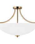 Sea Gull Lighting Geary 4-Light Semi-Flush Pendant without Bulb