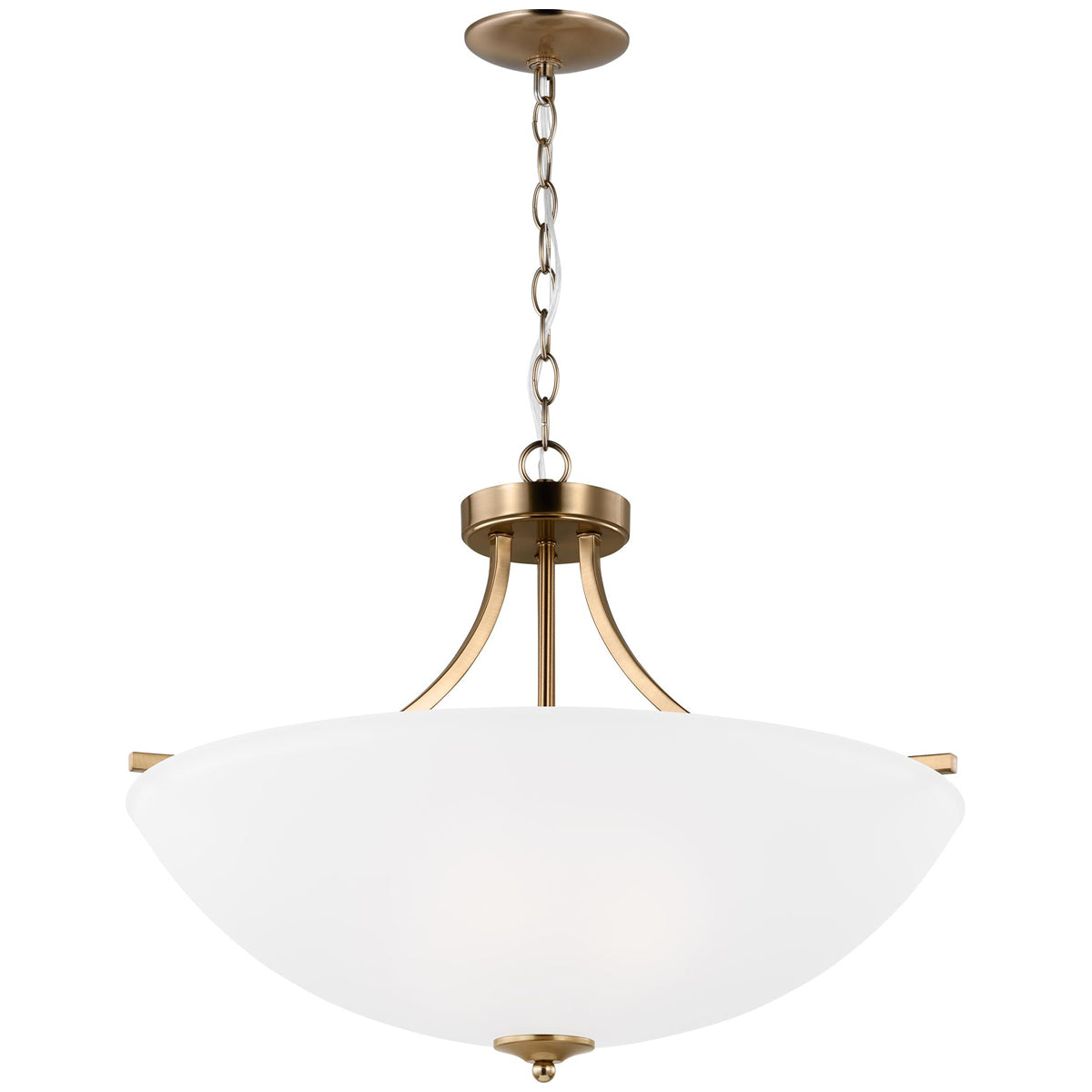 Sea Gull Lighting Geary 4-Light Semi-Flush Pendant