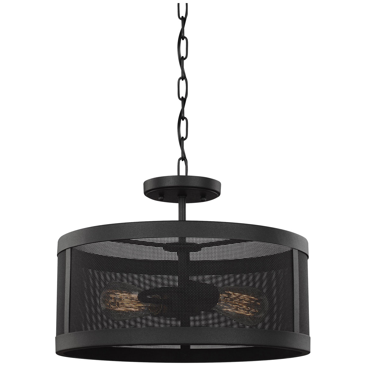 Sea Gull Lighting Gereon 2-Light Semi-Flush Convertible Pendant