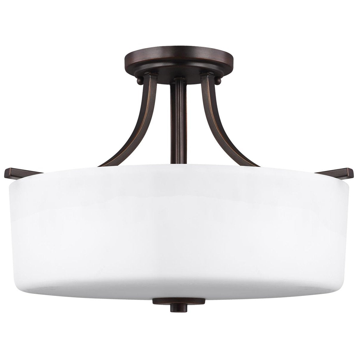 Sea Gull Lighting Canfield 3-Light Semi-Flush Mount