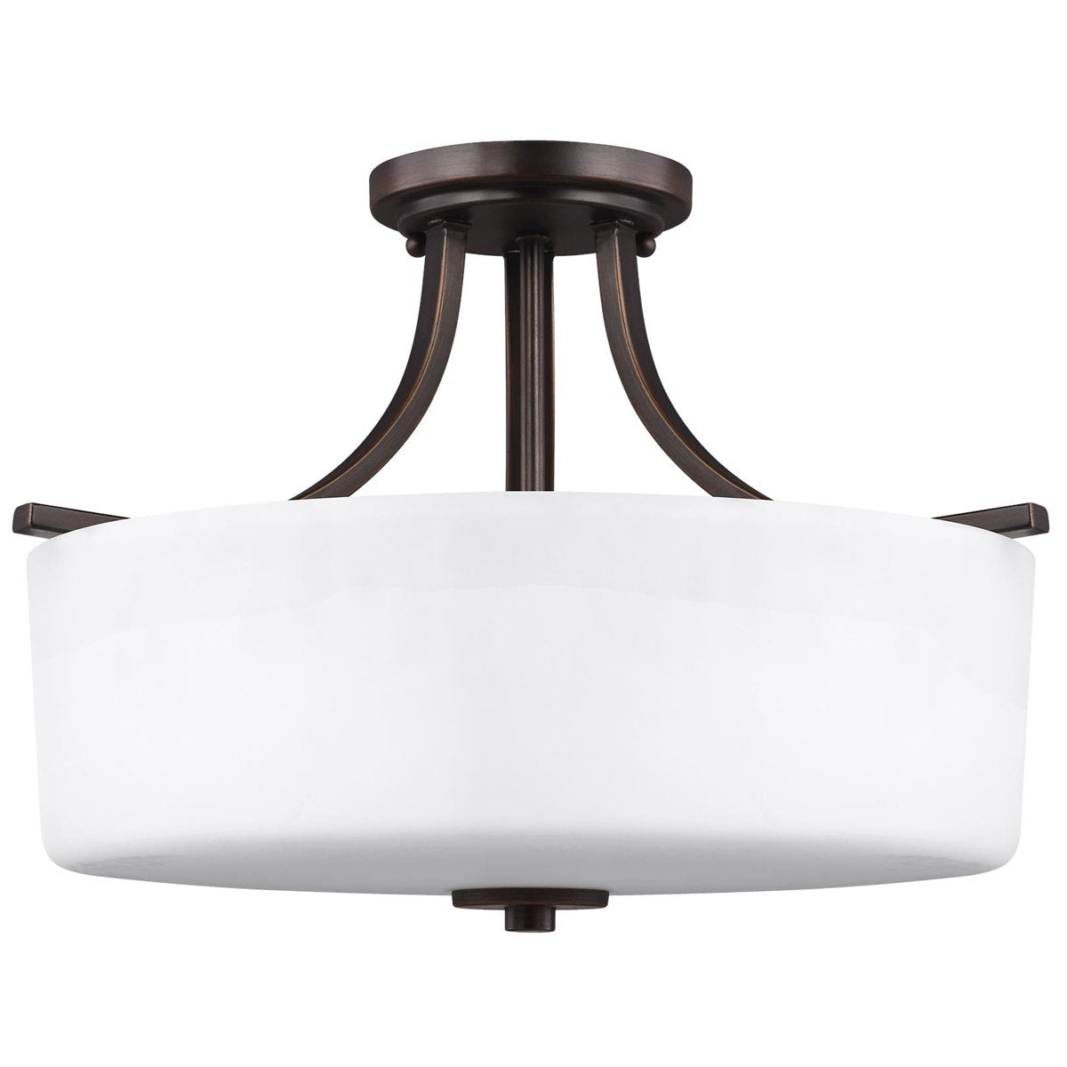 Sea Gull Lighting Canfield 3-Light Semi-Flush Mount - 9.5W