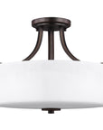 Sea Gull Lighting Canfield 3-Light Semi-Flush Mount - 9.5W