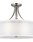 Sea Gull Lighting Elmwood Park 3-Light Semi-Flush Mount