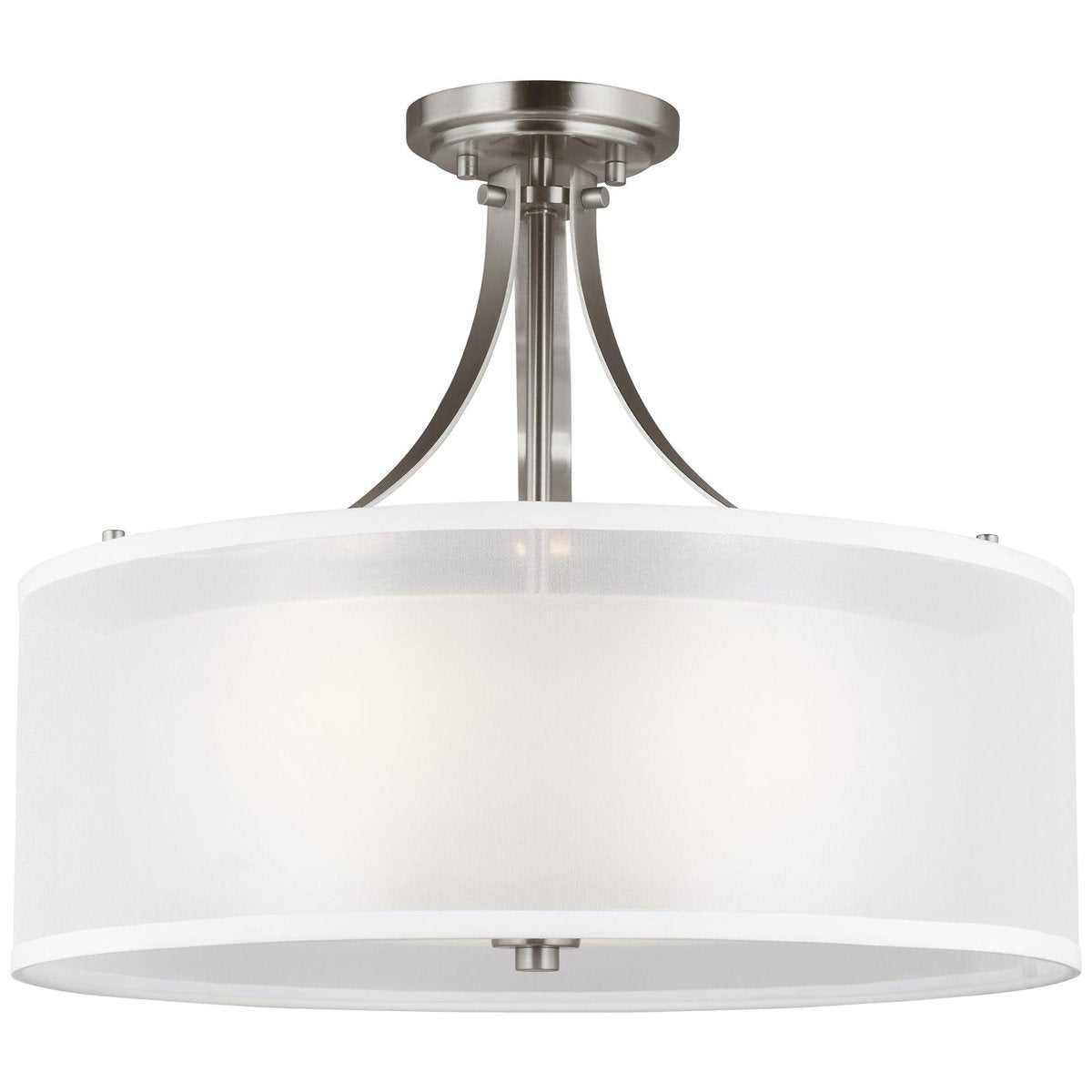 Sea Gull Lighting Elmwood Park 3-Light Semi-Flush Mount - 9.5W