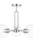 Sea Gull Lighting Codyn 3-Light Semi-Flush Pendant without Bulb