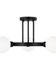 Sea Gull Lighting Clybourn 3-Light Semi-Flush Mount without Bulb