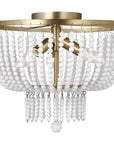 Sea Gull Lighting Jackie 3-Light Semi-Flush Mount without Bulb