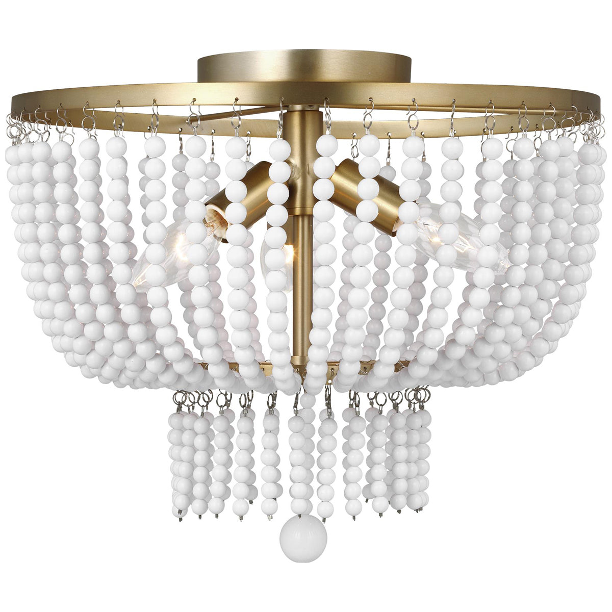 Sea Gull Lighting Jackie 3-Light Semi-Flush Mount