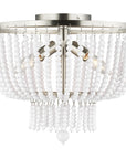 Sea Gull Lighting Jackie 3-Light Semi-Flush Mount without Bulb