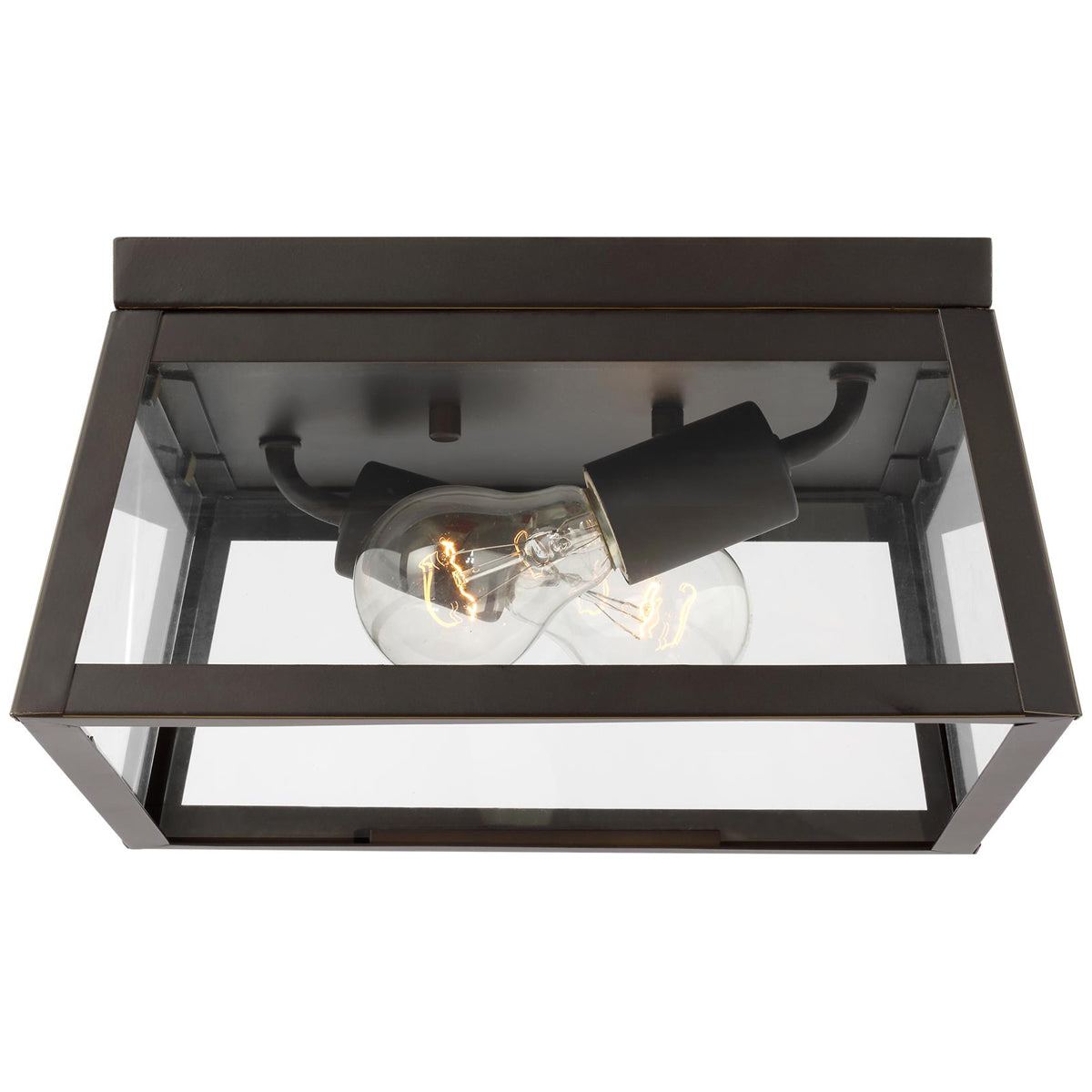 Sea Gull Lighting Founders 2-Light Outdoor Flush Mount