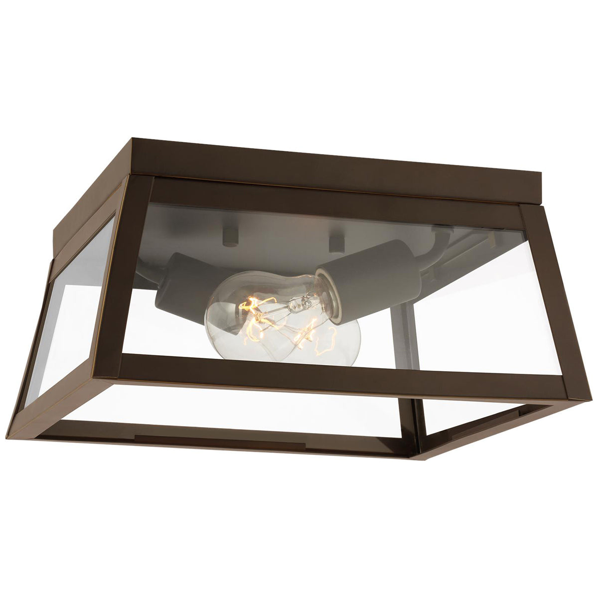 Sea Gull Lighting Founders 2-Light Outdoor Flush Mount