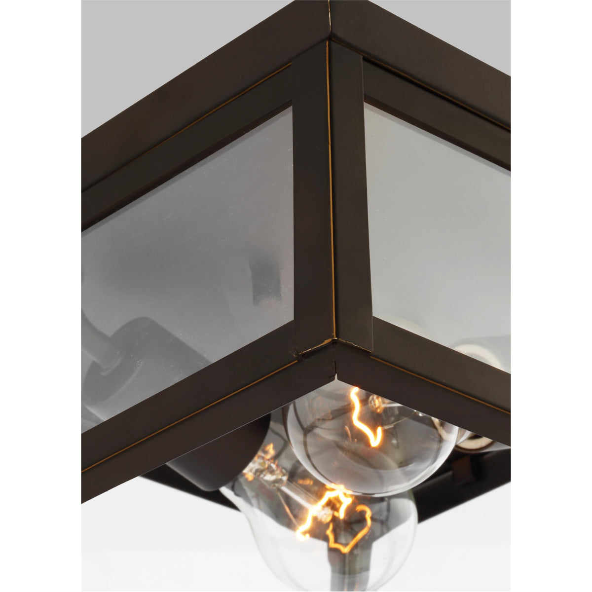 Sea Gull Lighting Founders 2-Light Outdoor Flush Mount