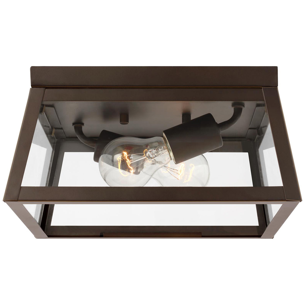 Sea Gull Lighting Founders 2-Light Outdoor Flush Mount