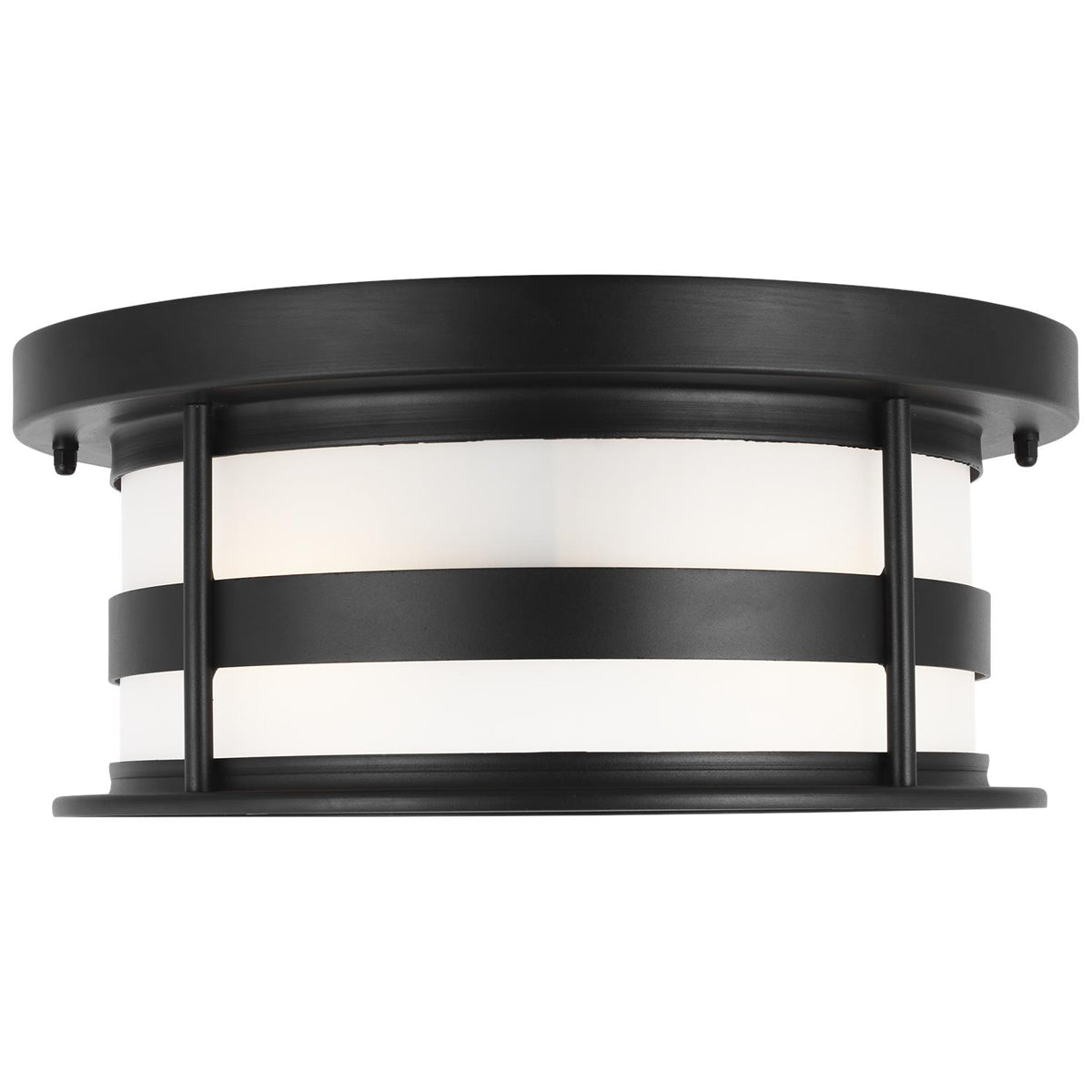 Sea Gull Lighting Wilburn 2-Light Outdoor Flush Mount