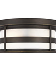 Sea Gull Lighting Wilburn 2-Light Outdoor Flush Mount