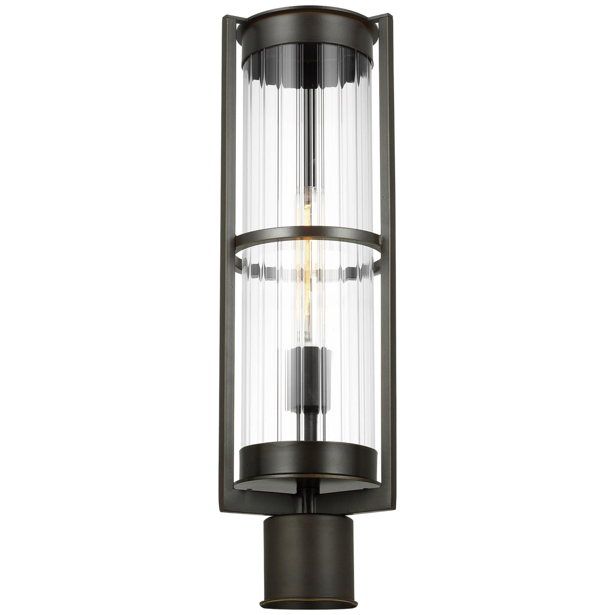 Sea Gull Lighting Alcona 1-Light Outdoor Post Lantern without Bulb