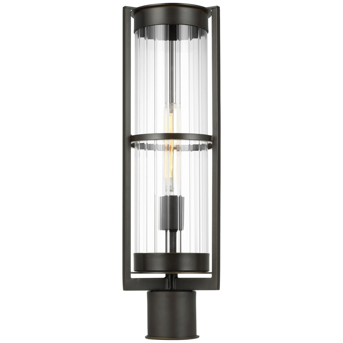 Sea Gull Lighting Alcona 1-Light Outdoor Post Lantern without Bulb