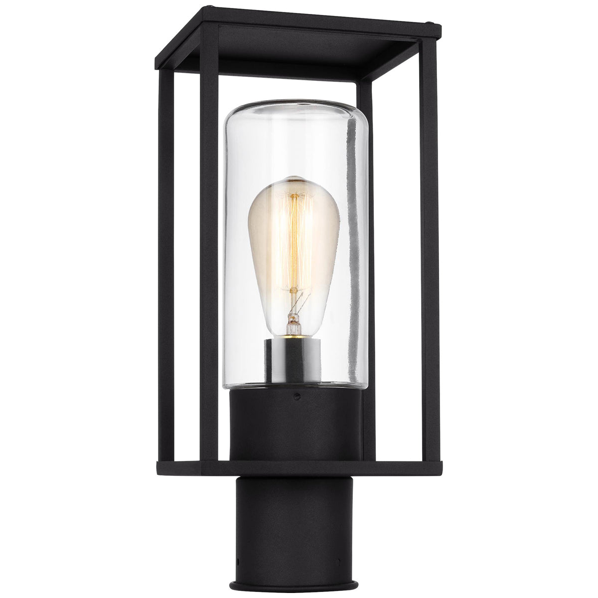 Sea Gull Lighting Vado 1-Light Outdoor Post Lantern with Bulb