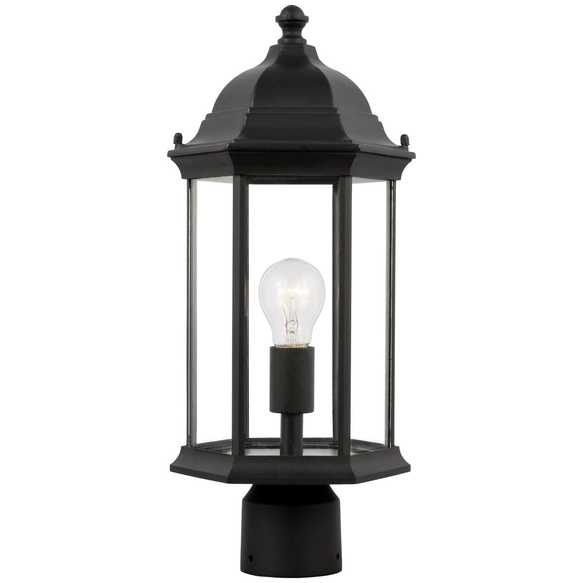 Sea Gull Lighting Sevier 1-Light Outdoor Post Lantern without Bulb