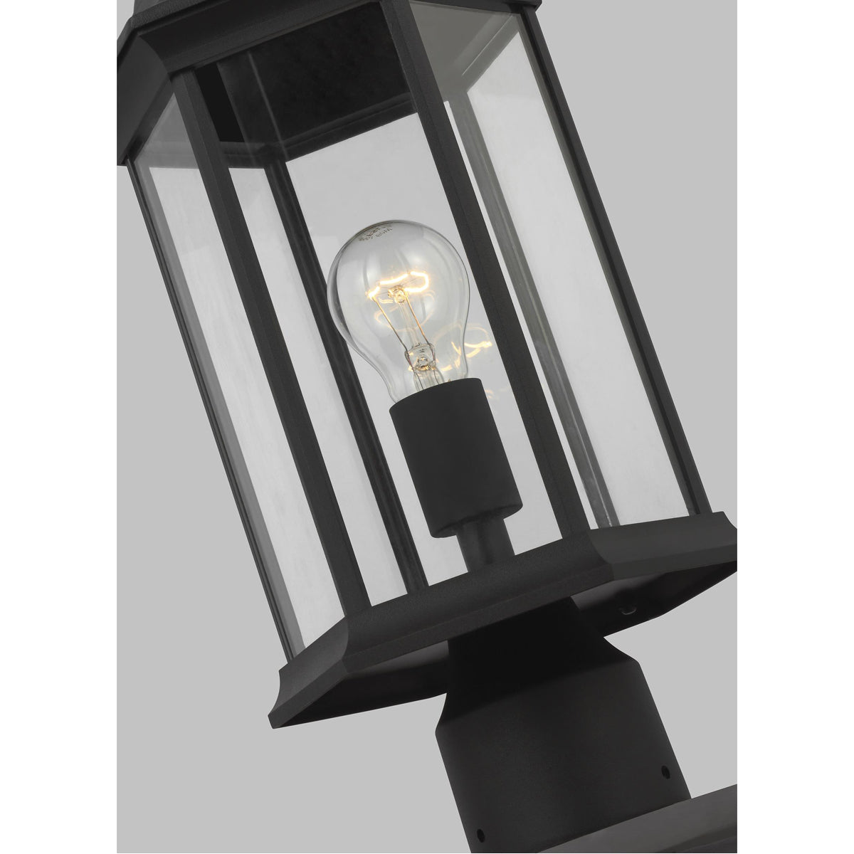 Sea Gull Lighting Sevier 1-Light Outdoor Post Lantern without Bulb