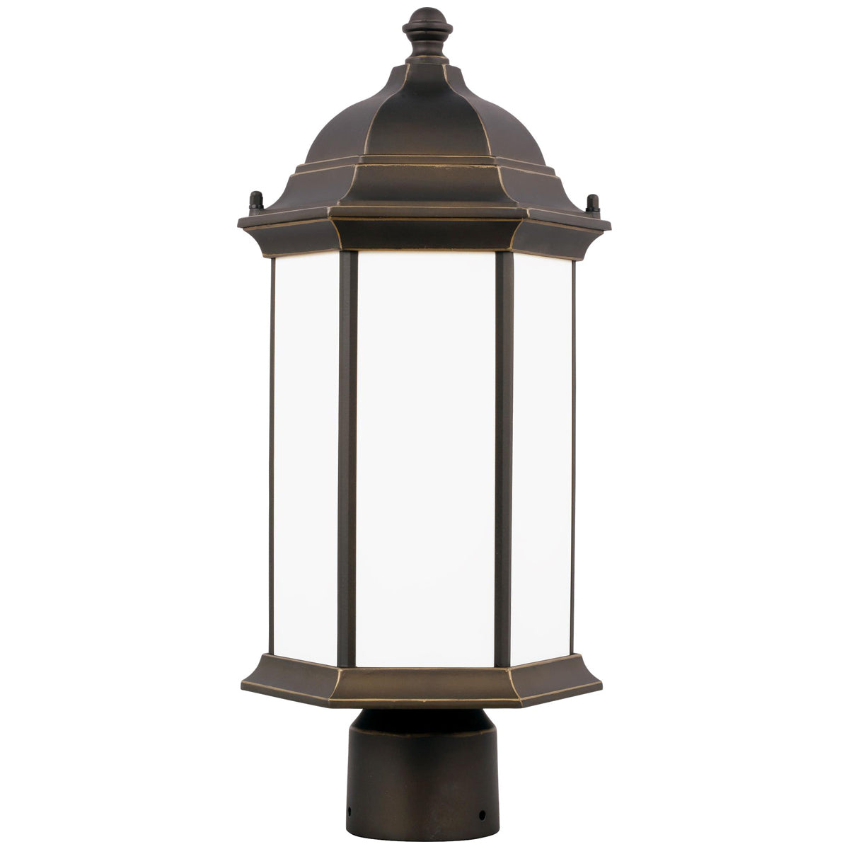 Sea Gull Lighting Sevier 1-Light Outdoor Post Lantern without Bulb