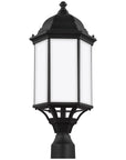 Sea Gull Lighting Sevier Large 1-Light Outdoor Post Lantern with Bulb