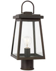 Sea Gull Lighting Founders 1-Light Outdoor Post Lantern without Bulb