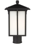 Sea Gull Lighting Tomek 1-Light Outdoor Post Lantern with Bulb