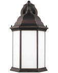 Sea Gull Lighting Sevier Downlight Outdoor Wall Lantern without Bulb