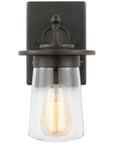 Sea Gull Lighting Tybee Small 1-Light Outdoor Wall Lantern