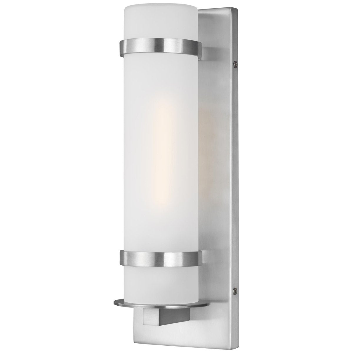 Sea Gull Lighting Alban 1-Light Outdoor Wall Lantern - Aluminum