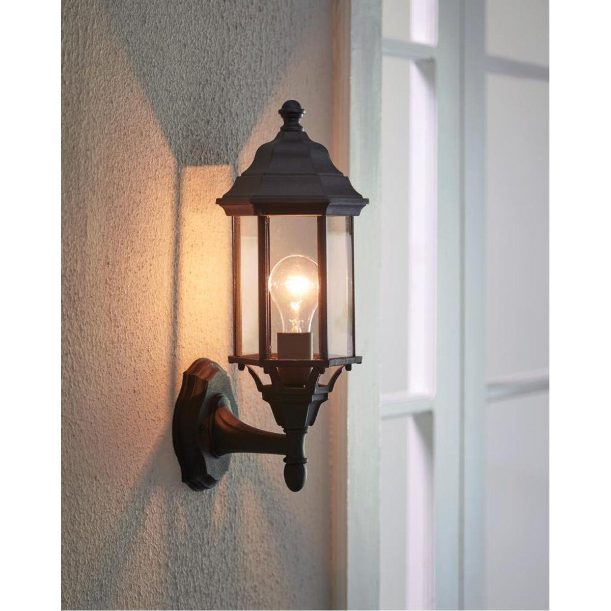 Sea Gull Lighting Sevier 1-Light 100W Uplight Outdoor Wall Lantern